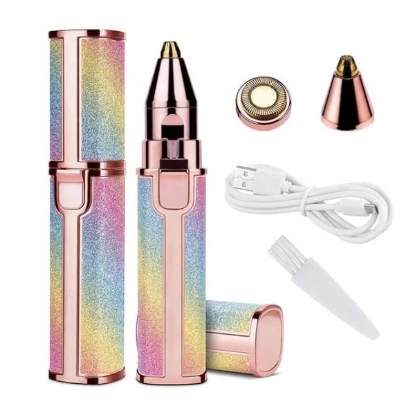 2 In 1 Electric Eyebrow Trimmer And Shaver, Flawless Hair Remover 2 In 1 Hair Remover Trimmer For Women