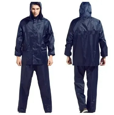 Rain Suit – Waterproof Rain Coat With Trouser And Cap For Men And Women