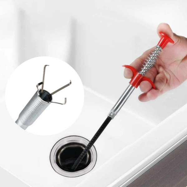 90 Cm Drain Wire Hair Drain Clog Removers, Kitchen Sink Cleaning Hook, Bathroom Toilet Pickup Tool