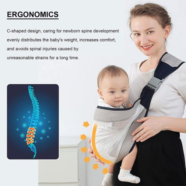 Baby Carrier, Ergonomic Baby Strap One Shoulder Labor-saving