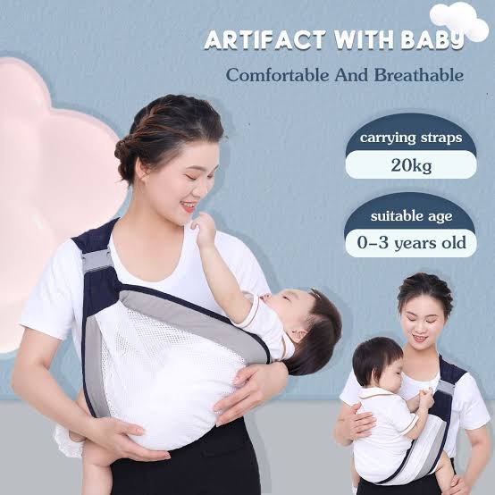 Baby Carrier, Ergonomic Baby Strap One Shoulder Labor-saving