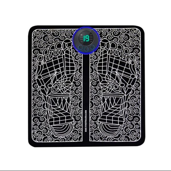 Ems Foot Massager Mat Electric Usb Charging Smart Display Ten Acupuncture
