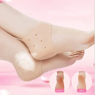 Half Heel Pain Anti-crack Silicone Set – Unisex Anti-crack Pain Relief – 01 Pair