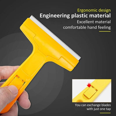 Heavy-duty Razor Blade Scraper Tool For Removing Labels, Stickers, Caulk, Adhesive