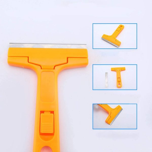 Heavy-duty Razor Blade Scraper Tool For Removing Labels, Stickers, Caulk, Adhesive