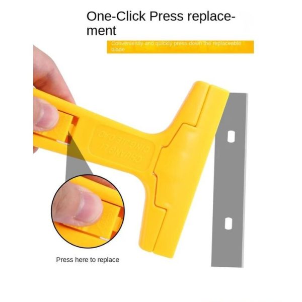 Heavy-duty Razor Blade Scraper Tool For Removing Labels, Stickers, Caulk, Adhesive