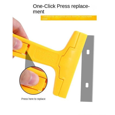 Heavy-duty Razor Blade Scraper Tool For Removing Labels, Stickers, Caulk, Adhesive