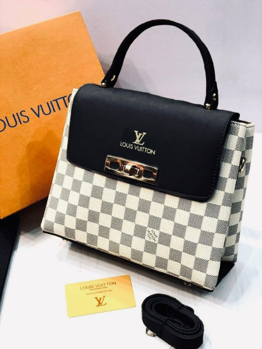 Louis Vuitton Bag With Metal Lock Flap