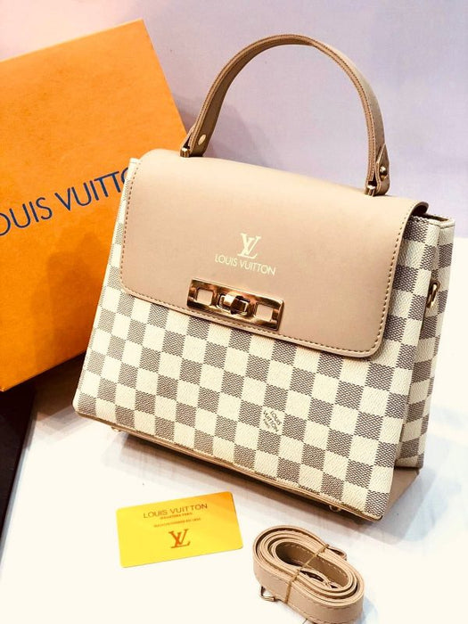 Louis Vuitton Bag With Metal Lock Flap