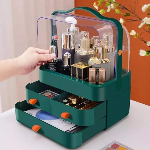 Multi-functional Acrylic Cosmetic Organizer With Multiple Drawers – Elegant Storage