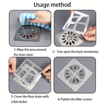Multifunctional Net Sticker Drainer Net For Bathroom – Kitchen Etc | Window Screen Repair Patches For Door Window
