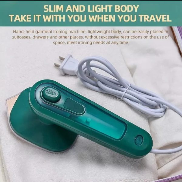 Portable Mini Electric Steam Iron – Handheld Garment Steamer For Clothes