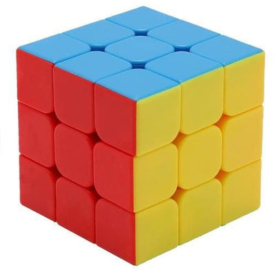 Rubic Cube 3×3 For Kids Magic Speed Square Cube Puzzle Toys High Quality With Box (random Color)