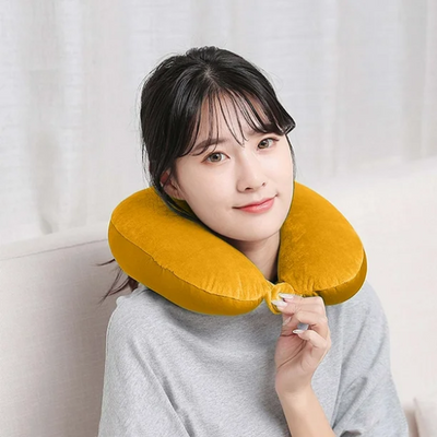 Imported U Shaped Pillows For Sleeping – Portable Travel Neck Pillows For Adults