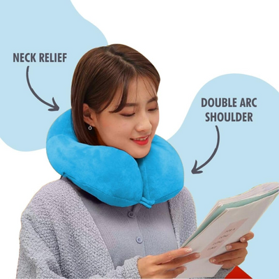 Imported U Shaped Pillows For Sleeping – Portable Travel Neck Pillows For Adults